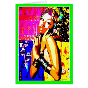 Cartão Princesa africana