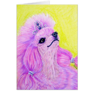 Cartão Princesa Caniche