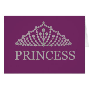 Cartão Princesa Coroa
