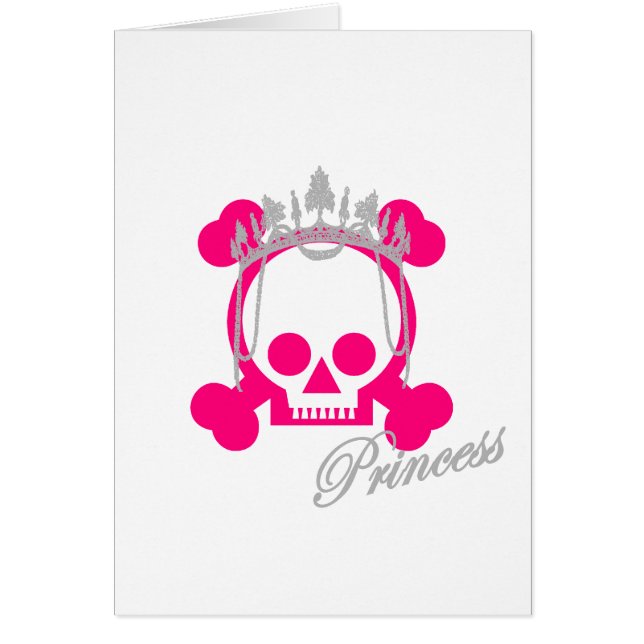 Cartão Princesa Crânio (Frente)