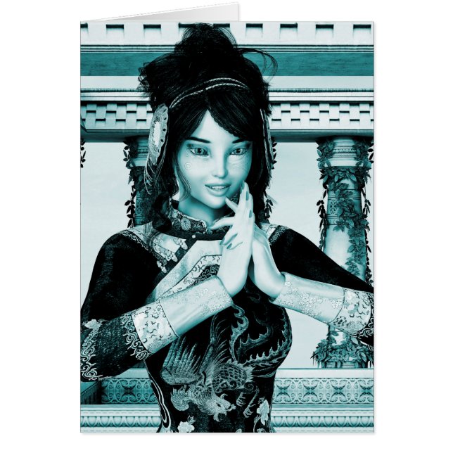 Cartão Princesa da China (Frente)