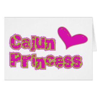 Cartão Princesa de Cajun