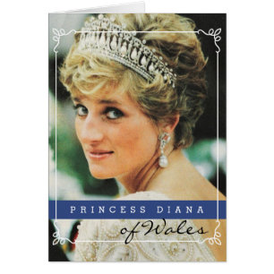 Cartão Princesa Diana of Wales