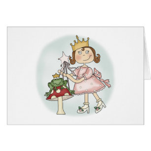Cartão Princesa do sapo