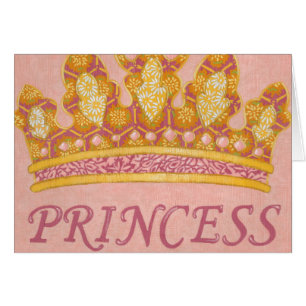 Cartão Princesa Jeweled Crown pela Chariklia Zaris