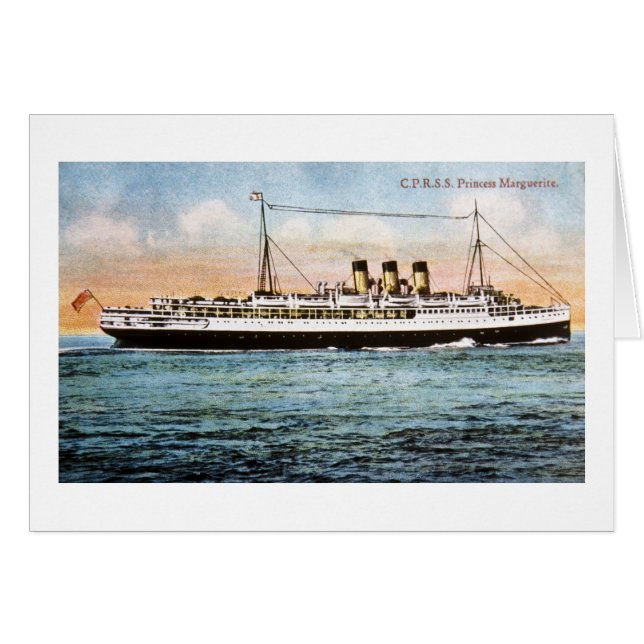 Cartão Princesa Marguerite de C.P.R.S.S (Frente Horizontal)