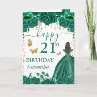Princesa Morena Vestido Verde Aniversário