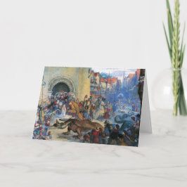 Cartão Princess's Birthday Dragon Folded Greeting Card