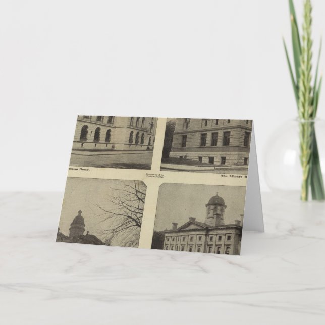 Cartão Principais Bldgs, Portland, Oregon (Frente)