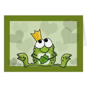 Cartão Príncipe do sapo
