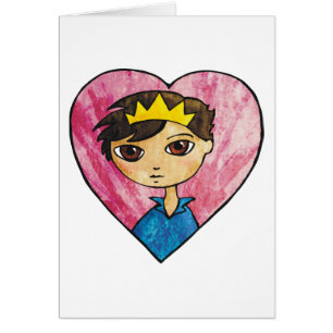 Cartão Príncipe dos corações
