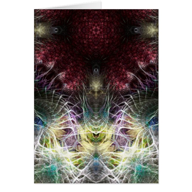 Cartão Príncipe Fractal (Frente)