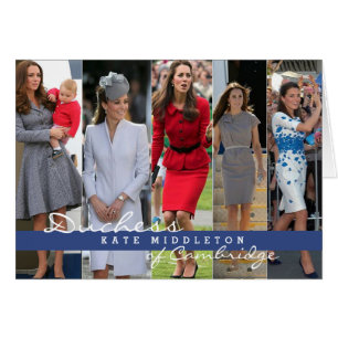 Cartão Príncipe George de Kate Middleton