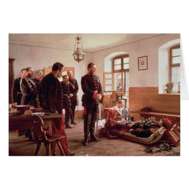 Cartão Príncipe Herdeiro Frederick pelo cadáver (Frente Horizontal)