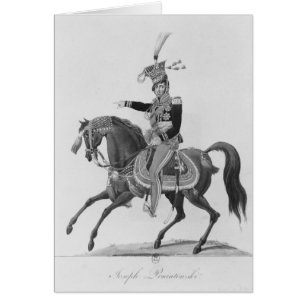 Cartão Príncipe Jozef Antoni Poniatowski