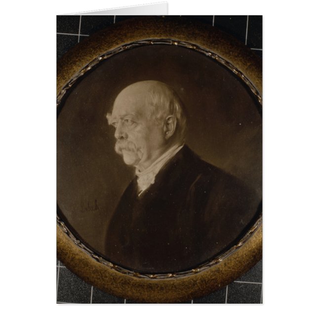 Cartão Príncipe Otto de Bismarck (Frente)