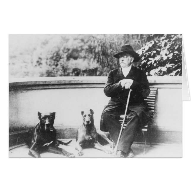 Cartão Príncipe Otto de Bismarck-Schoenhausen (Frente Horizontal)