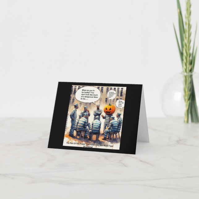 Cartão Prisão de Especiaria de Bompkin Engraçado em Londr (Frente)