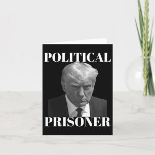 Cartão Prisioneiro Donald J. Trump Black &amp; White Mugs