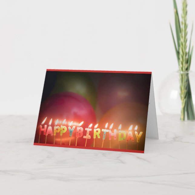 Cartão Prisioneiro - Feliz Aniversário (Frente)