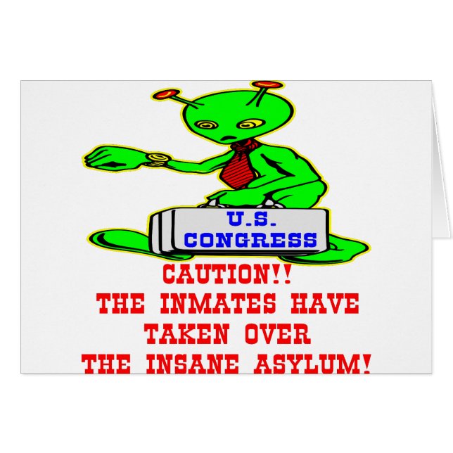 Cartão Prisioneiros Assumidos sobre o Asilo Sanitário em  (Frente Horizontal)