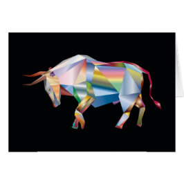 Cartão Prism Bull Abstrato
