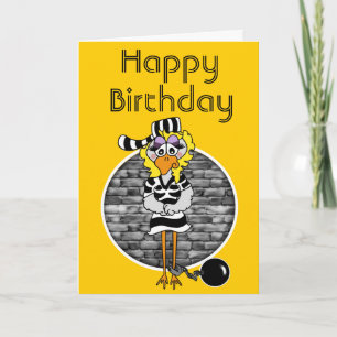 Cartão Prison Birthday