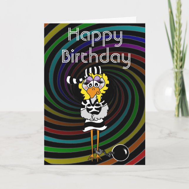 Cartão Prison Jailbird (Frente)