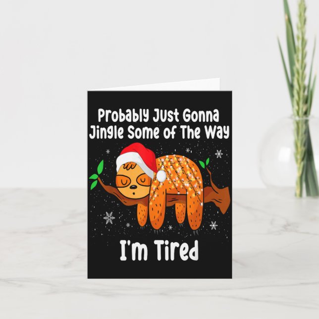 Cartão Probably Just Going To Jingle Some Of The Way Funn (Frente)