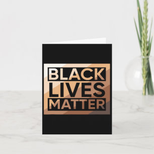 Cartão Problema com vidas negras - mulheres do Blm Men Me