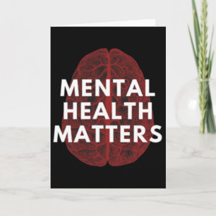 Cartão Problemas de Saúde Mental Conscientização Humano C