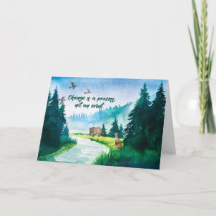 Cartão Processo de recuperação de 12 etapas do cenário de