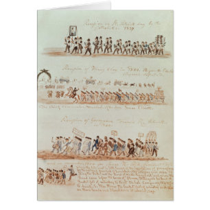 Cartão Procissão do dia de St Patrick