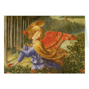 Cartão Procissão dos Magos Anjo por Benozzo Gozzoli