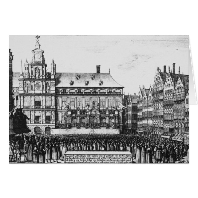 Cartão Proclamação da paz (Frente Horizontal)