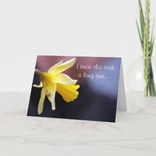 Cartão Procrastinação - snail mail - que pensa de você