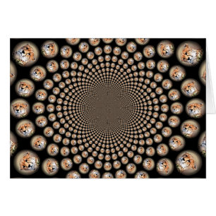 Cartão Produto Personalizado de Marcas de Rasgos de Chita