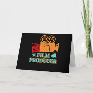 Cartão Produtor de Filme Diretor de Cinema Ator Artes Atu