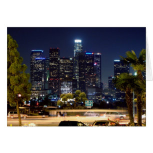Cartão Produtos de papel noturno de Los Angeles