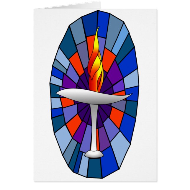 Cartão Produtos do cálice do templo da unidade (Frente)