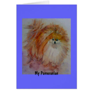 Cartão Produtos do presente da arte dos amantes da pata