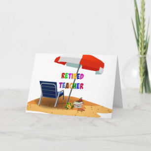 Cartão Professor aposentado...hora de relaxar...