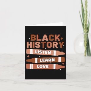 Cartão Professor Black History Mês Citação afro-americana