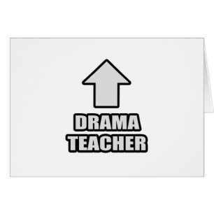 Cartão Professor de Arrow Drama