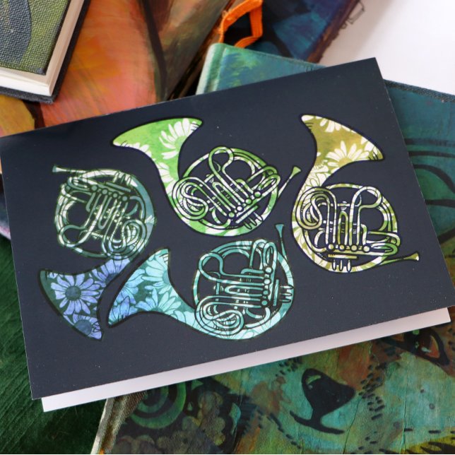 Cartão Professor de Banda de Cornos Franceses (Criador carregado)