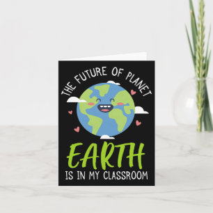 Cartão Professor De Camisa Do Dia Da Terra 2025 O Futuro