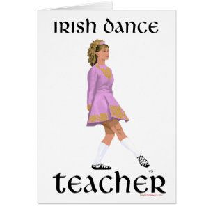 Cartão Professor de Dança de Passo Irlandês - Sapato Maci