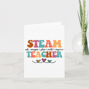 Cartão Professor de Vapor Esquadrão de Vapor Ensino Eleme