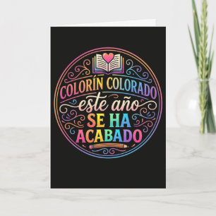 Cartão Professor Divertido Colorin Colorado Este Año Se H