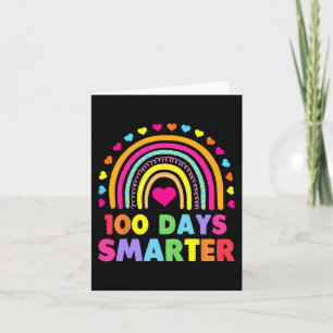 Cartão Professor Do Dia Da Escola - 100 Dias Mais Intelig